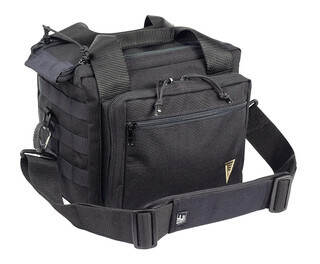 Elite Survival Systems elite range bag, size small, constructed from black denier nylon.